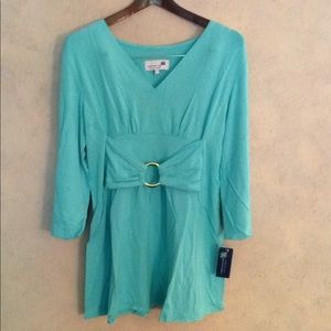 NEW! Jersey Knit Shaping Tunic / Size Ladies Lg